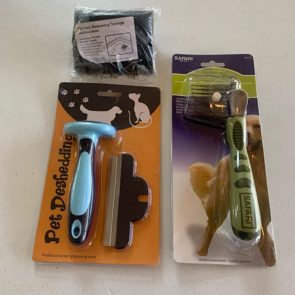 Pet Grooming Lot Of 3 Grooming Tools